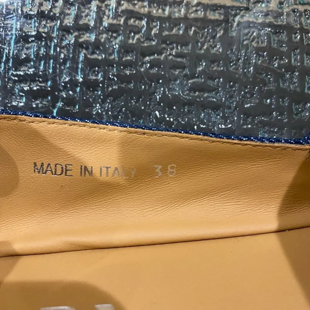 NWT Prada denim blue, size 38